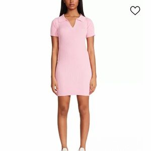 BB Dakota by Steve Madden Bodycon Polo Barbie Pink Mini Dress
